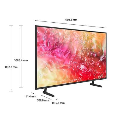 SAMSUNG ทีวี 85DU7000 สมาร์ททีวี 85 นิ้ว 4K Crystal UHD LED รุ่น UA85DU7000KXXT ปี 2024